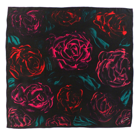 Le Foulard ‘Roses on Black’ (Limited Edition)